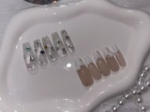 ネイルライフ 目黒店 恵比寿 白金(NailLife)/マグネットビジューネイル