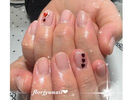 ハートValentine nail