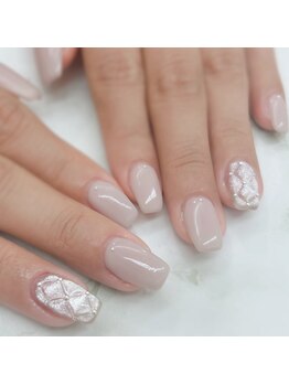 ネイルサロン エーナイン ザ ビッグ豊平店/キルティングネイル