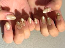 ビューティービースト フォー ネイルアンドアイラッシュ 松浜店(beauty:beast)/コッパーミラーアート☆