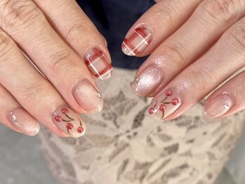 アテ(ate)の写真/≪付け替えオフ無料≫爪を削らないパラジェル専門店◇負担を抑えたフィルイン施術で輝く大人上品な指先に