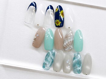 アビー 目白店(abbie)の写真/ミラーやマグネットなど月ごとにトレンド定額デザイン選べます♪パラジェル取扱いあり◎