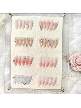 ラベンダーネイル(Lavender nail)の写真/大人上品☆ナチュラルガーリー定額♪季節に合わせて変わるワンホン・韓国デザイン≪7,080～≫