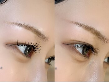 シアン(Shien)の写真/【長持ちするエクステ×パーマで、モテ可愛い目元に！】目元に光が入るデザインで若々しさを引き出します★