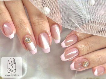 ネイルズガッシュ 蒲田東口店(NAILsGUSH)の写真/≪洗練されたシンプル可愛いデザインがいっぱい≫シンプルだけど存在感があるデザインで指先を彩る♪