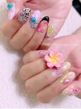 モナールアンド(MONNAL&)/ハイビスカスネイル