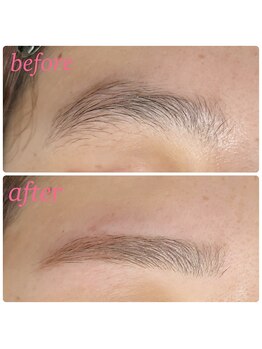 ノエル 下北沢(Noel)の写真/【WAX脱毛で垢抜け美眉へ】目元は印象を変える大事なポイント！まつげパーマとのセットメニューがお得☆