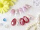 ピッピ 白金台店(peep PEEP)の写真/【プレミアムコース¥10480/贅沢マンスリープラチナコース¥13280】多幸感あふれるキレイめ上品な春ネイル♪