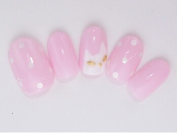 ネイルサロン ドレリッチ 大宮店(drerich)/ねこシルエット