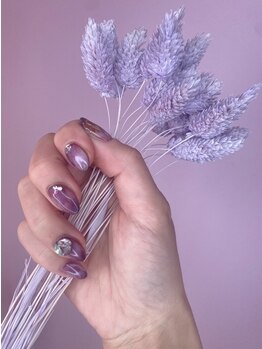 ピンクシュガーネイル(pink sugar nail)の写真/【初回他店オフ、当店30日以内オフ無料】