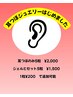耳つぼジュエリー　◎　両耳　5粒　¥2,000