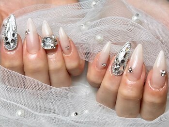 ホワイトグラデーション　