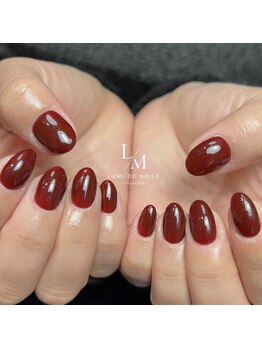 ルミデネイルズ(LUMI DE NAILS)/シンプルブルーネイル