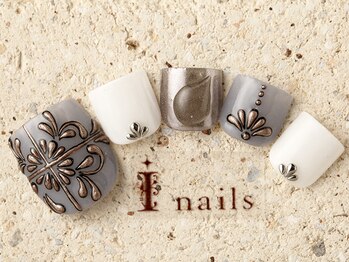 アイネイルズ 町田店(I nails)/アンティークグレーFOO10480円