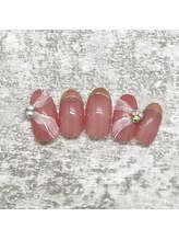 ネイルサロン ロゼプリュム/大人可愛い少し華やかプラン