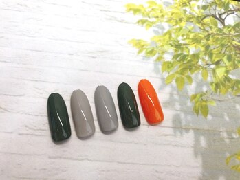 ネイルサロン&スクール ジーナ(GINA)/ワンカラー スモーキーカラー