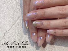 エーネイルサロン プラーカ本店(A-Nail Salon)/　ミラーネイル