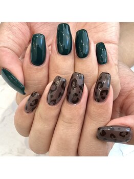 グリーディ(greedy)/レオパードネイル