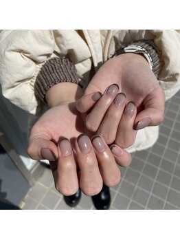 ミントリーフ バイ リート(Mint leaf by Reat)/グレーブラウンフレンチ