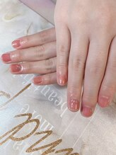 The ネイルサロン/ワンカラー　ストーン追加