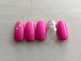 ハートホロネイル