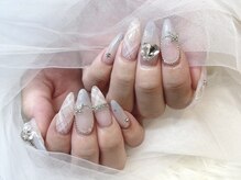 モカ 京橋(moca)/【Ayano】水色ネイル