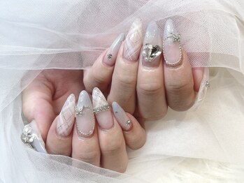 モカ 京橋(moca)/【Ayano】水色ネイル