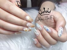 リンネイル 名古屋新栄町店(Rin.Nails)/長さ出し10本＋フルデザイン