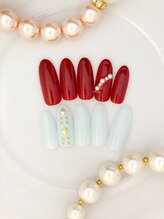 ネイルサロン アンリタ(nail salon AneRita)/シンプルストーンモテ☆ネイル