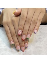 美容室 ミユ(MIYU)/カラフルフレンチネイル