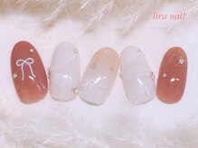 リラネイル(lira nail)/リボンデザイン/パラジェル/銀座