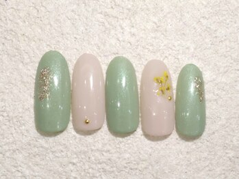 リノ ネイル(Rino nail)/5月新作 春のお花705j1