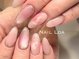 タイダイ柄ネイル