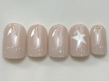 ネイルメゾン 天神店(NAIL MAISON)/シンプルスター¥5000