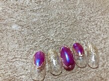 モグネイル(Mogunail)/7.8月定額B オーロラネイル