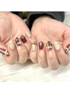 定額デザインチェックネイル★