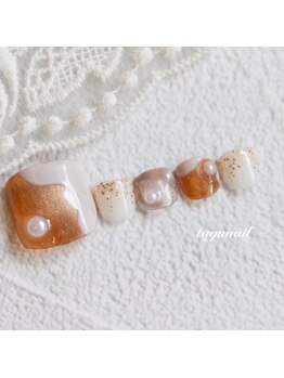 たゆ ネイル(たゆnail)/パラジェルフットネイル☆
