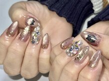 アンドシュシュネイル(&CHOU CHOU nail)/持ち込みアート