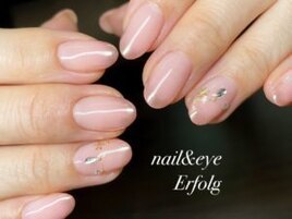 ミルキーピンク×ミラーの冬NAIL