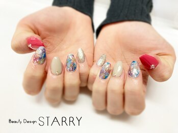 スターリー(STARRY)/冬 ピンク 雪 結晶