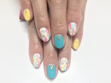 クォーターリゾートネイル(QUARTER RESORT nail)/ポップネイル☆