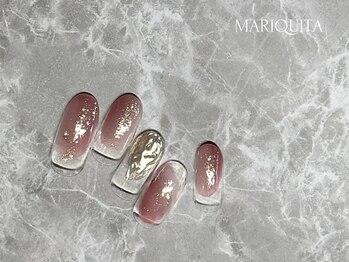 ネイルサロン マリキータ(MARIQUITA)/ニュアンス透け感ネイル