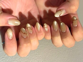 ビューティービースト フォー ネイルアンドアイラッシュ 熊本店(beauty:beast)の写真/【高技術で大満足◎】周りと差がつく一際艶やかなnailはきっと自慢したくなる♪爪に優しいフィルイン採用◎