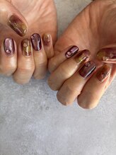 ランテテスマッジ(Rantete smudge)/秋ネイル