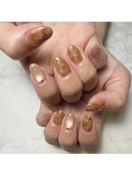 マグネット×ブラウンニュアンス