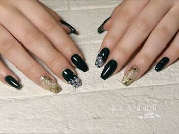 ププコザビューティー(PUPUCO THE BEAUTY)の写真/【丁寧なカウンセリング×上品な仕上がり】指先が綺麗に見える自然な長さだし＊