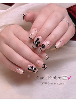 モナールアンド(MONNAL&)/リボンネイル