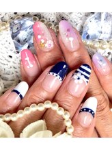 ハーブエステ ルレーブ/ジェルネイル　フルアート7100円