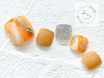 ネイルサロン ふるる 大須店/☆フットミディアムネイル☆#80