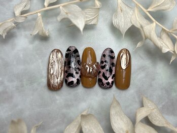 ブリスフルハピネス(Blissful happiness)/定額ネイル(Design)秋冬ver.